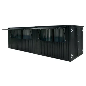 Bar Container 8×2 Meters Black RAL 9005